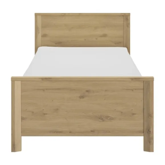 Gautier Lugano Bed - 90 x 200 cm - Artisan Eiken