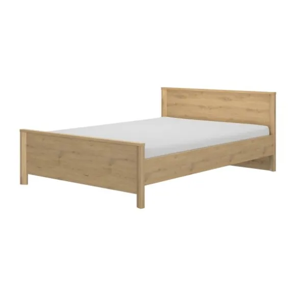 Gautier Lugano Bed - 140 x 200 cm - Artisan Eiken