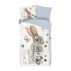 Good Morning Ravi Dekbedovertrek - 140 x 220 cm - Off-White