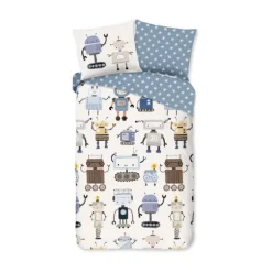 Good Morning Robo Dekbedovertrek - 140 x 220 cm