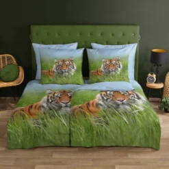 Good Morning Silence Dekbedovertrek - Multi - 200 x 220 cm