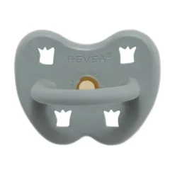 Hevea Fopspeen Rond Gorgeous Grey 3-36 Mnd