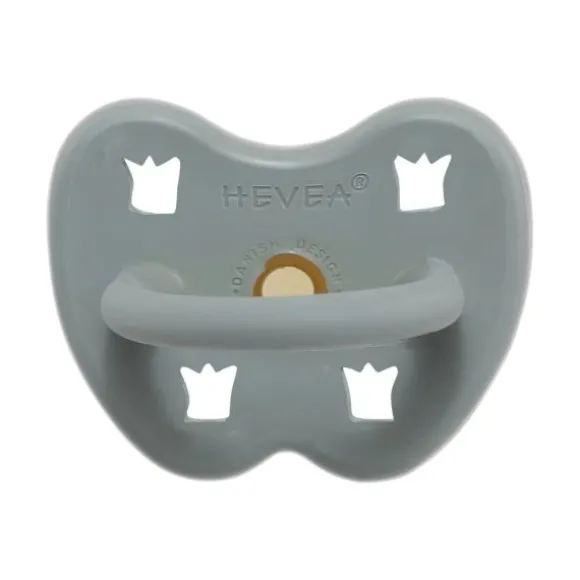 Hevea Fopspeen Rond Gorgeous Grey 3-36 Mnd