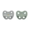 Hevea Orthodontische Fopspeen - 3-36 Mnd - 2 Stuks - Gorgeous Grey / Sage