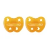 Hevea Orthodontische Fopspeen - 0-3 Mnd – 2 Stuks - Naturel