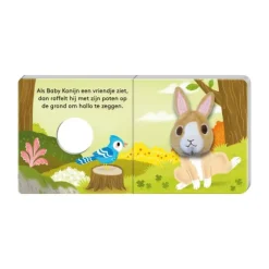 Imagebooks Vingerpopboekje - Baby Konijn