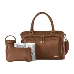 Isoki Zip Satchel Luiertas Redwood Chestnut