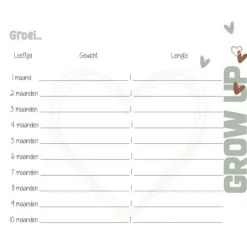 JEP! Kids Babyboek Vierkant Zachtgroen