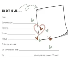 JEP! Kids Babyboek Vierkant Zachtgroen