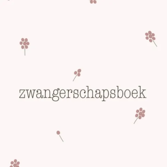 JEP! Kids Zwangerschapsboek - Smoke Roze - 30 x 21 cm