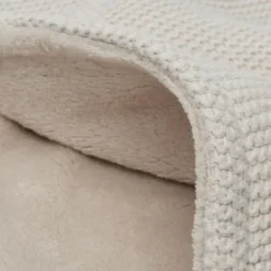 Jollein Basic Knit Ledikantdeken 100 x 150 cm Nougat / Fleece