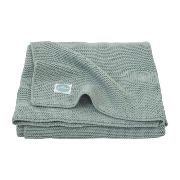 Jollein Basic Knit Wiegdeken Forest Green 75 x 100 cm