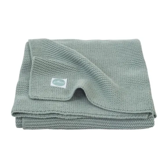 Jollein Basic Knit Wiegdeken Forest Green 75 x 100 cm