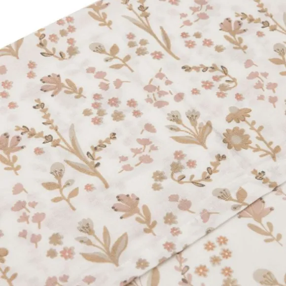 Jollein Bloomy Laken Wieg - 75 x 100 cm