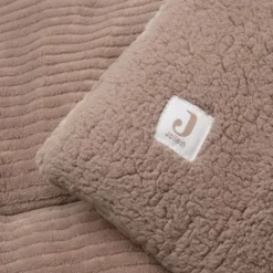 Jollein Boxkleed 100x100 cm - Cloudy Rib - Milky Coffee