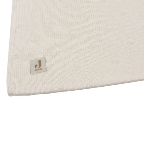 Jollein Cosy Knit - Ledikantdeken - 100 x 150 cm - Velvet - Ivory