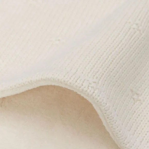 Jollein Cosy Knit - Ledikantdeken - 100 x 150 cm - Velvet - Ivory