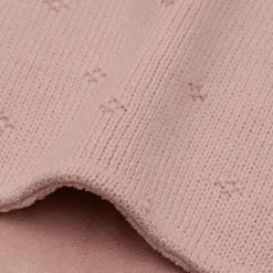 Jollein Cosy Knit Wiegdeken - 75x100cm - Wild Rose/Velvet