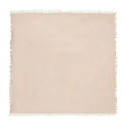 Jollein Deken Ledikant - 120 x 120 cm - Fringe Stripe Sea Green/Ivory GOTS