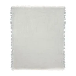 Jollein Deken Wieg - 75 x 100 cm Fringe Stripe Biscuit/Ivory GOTS