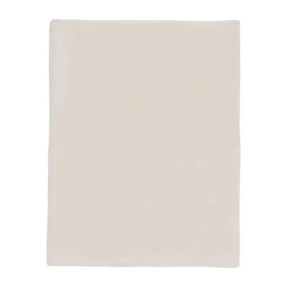 Jollein Deken Wieg - Basic Knit - 75 x 100 cm - Oatmeal/Velvet