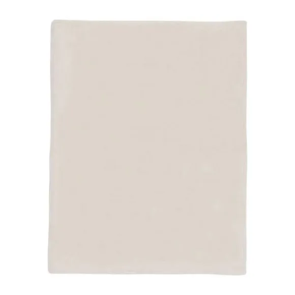 Jollein Deken Wieg - Basic Knit - 75 x 100 cm - Oatmeal/Velvet