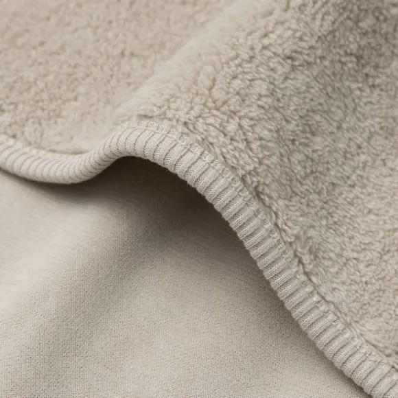 Jollein Deken Wieg - Basic Jersey/Sherpa - 75 x 100 cm - Oatmeal