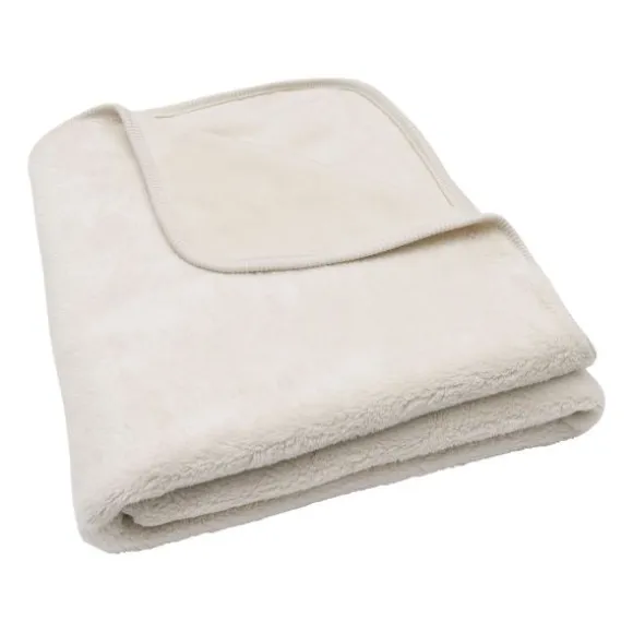 Jollein Deken Wieg - Basic Jersey/Sherpa - 75 x 100 cm - Oatmeal