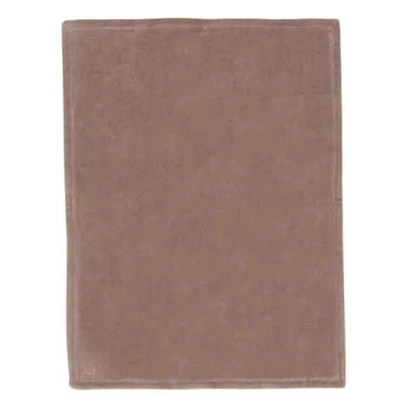 Jollein Deken Wieg - Box Knit/Velvet - 75 x 100 cm - Warm Sand