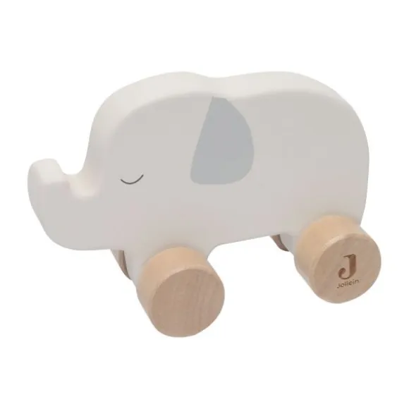Jollein Jungle Jambo Olifant Op Wielen - Hout