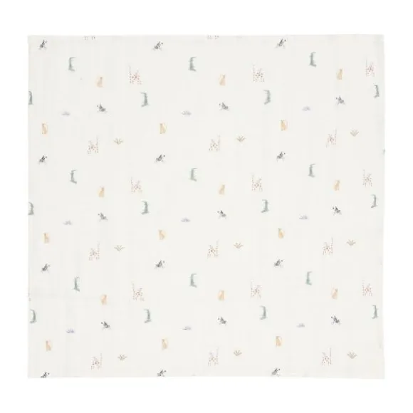 Jollein Jungle Jambo Small Multidoek - 3 Pack - 70 x 70 cm - Hydrofiel