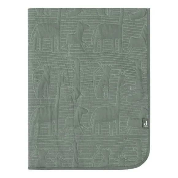 Jollein Jungle Jambo Wiegdeken - 75 x 100 cm - Biscuit / Oatmeal