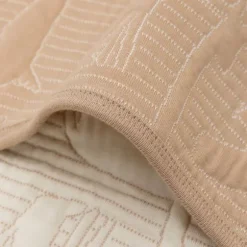 Jollein Jungle Jambo Wiegdeken - 75 x 100 cm - Biscuit / Oatmeal