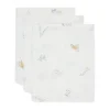 Jollein Lovely Birds Washandje - 3 Pack - 15 x 20 cm - Hydrofiel