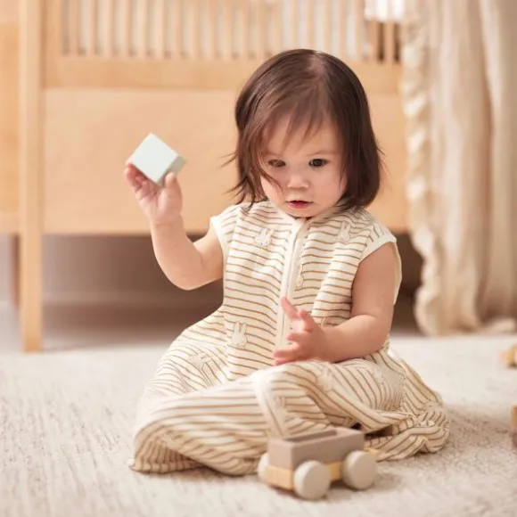 Jollein Miffy Hydrofiel Slaapzak - 90 cm - Stripe Biscuit