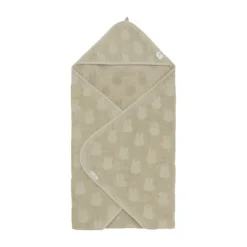 Jollein Miffy Jacquard Badcape - Badstof - Olive Green