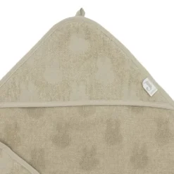 Jollein Miffy Jacquard Badcape - Badstof - Olive Green