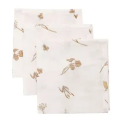 Jollein Riverside Monddoekje - 3 Pack - 31 x 31 cm - Hydrofiel