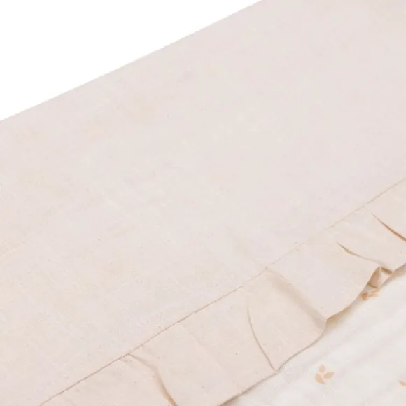 Jollein Ruffle Wieglaken - 75 x 100 cm - Natural