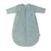Jollein Slaapzak Winter Met Afritsbare Mouw Rond - 90 cm - Rib - Sea Green