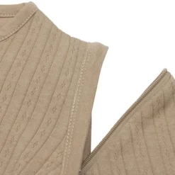 Jollein Slaapzak Zomer Met Afritsbare Mouw - 60 cm - Ajour Biscuit