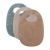 Jollein Slab - 3 Pack - Badstof - Sea Green / Nougat / Biscuit