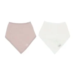 Jollein Slab Bandana Hydrofiel - Wild Rose / Oatmeal - 2 Stuks