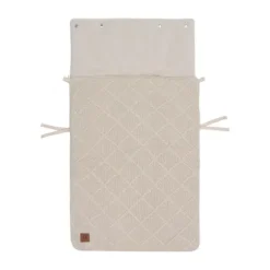 Jollein Voetenzak 3/5 Punts - Groep 0+ - Check Knit - Oatmeal