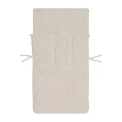 Jollein Voetenzak 3/5 Punts - Groep 0+ - Check Knit - Oatmeal