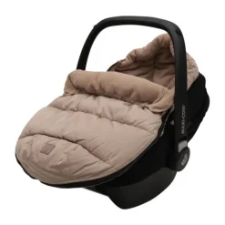 Jollein Voetenzak 3/5 Punts - Groep 0+ - Puffed - Biscuit