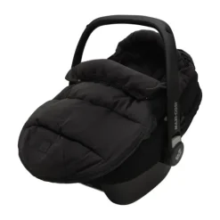 Jollein Voetenzak 3/5 Punts - Groep 0+ - Puffed - Zwart