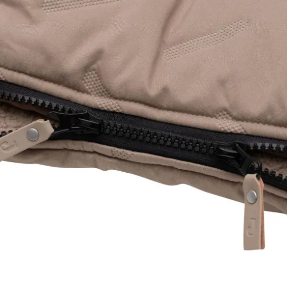 Jollein Voetenzak Buggy/Kinderwagen - Embossed - Milky Coffee