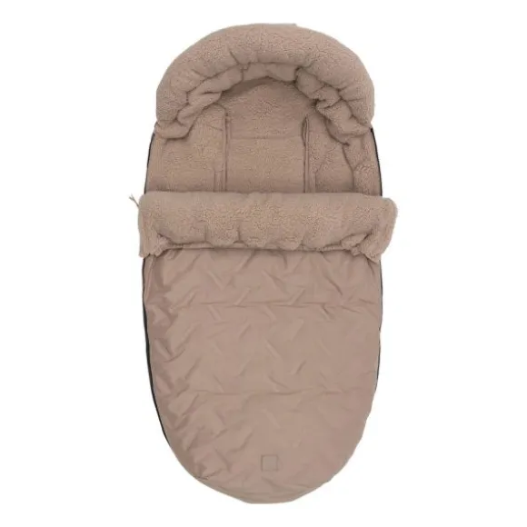 Jollein Voetenzak Buggy/Kinderwagen - Embossed - Milky Coffee