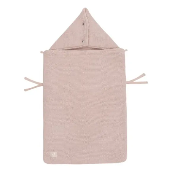 Jollein Voetenzak Groep 0+ 3/5‑Punts Gordel - Cloudy Rib - Oatmeal